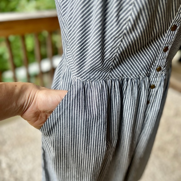 Fossil Striped Dress Women’s Size Small - Picture 8 of 11
